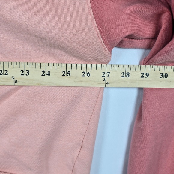 Wild Fable Color Block Pullover Sweatshirt Raw Hem Cropped LS‎ Trendy Woman XXL - Picture 4 of 7